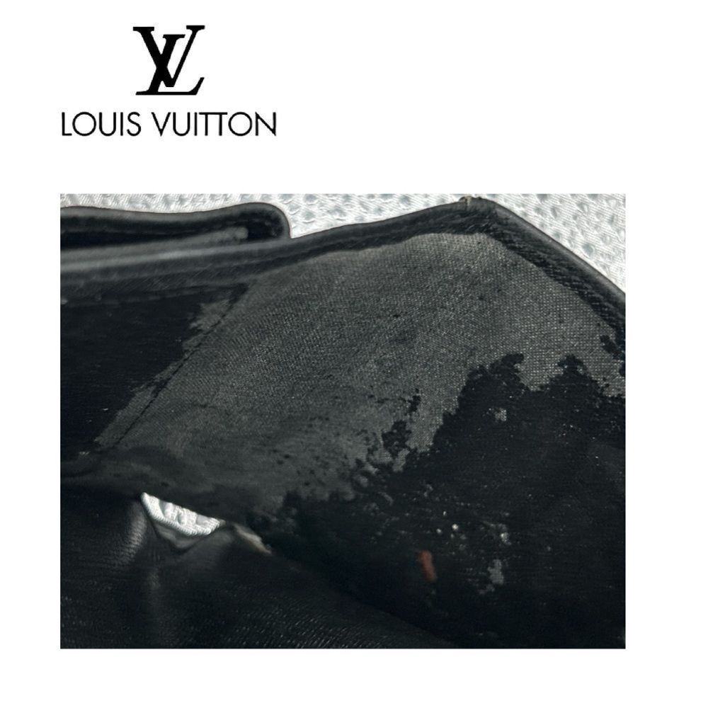 Louis Vuitton VINTAGE 1997 Epi Black Leather Bifold Compact Wallet - Picture 8 of 9